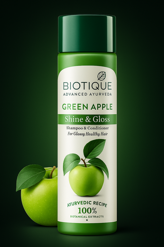 Biotique Green Apple Shine & Gloss Shampoo & Conditioner